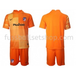 Günstige Fußball Trikotsatz Atlético Madrid Torwart Kinder Heimtrikot 2021-2022 Kurzarm