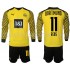 Günstige Fußball Trikotsatz Borussia Dortmund Reus 11 Kinder Heimtrikot 2021-2022 Langarm