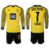Günstige Fußball Trikotsatz Borussia Dortmund Sancho 7 Kinder Heimtrikot 2021-2022 Langarm