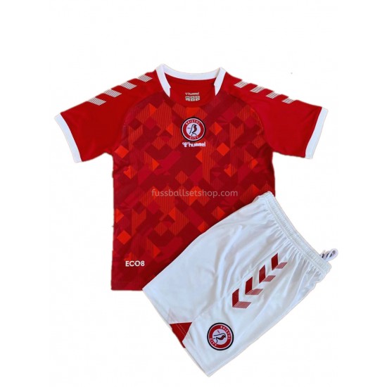 Günstige Fußball Trikotsatz Bristol City Kinder Heimtrikot 2021-2022 Kurzarm