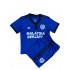 Günstige Fußball Trikotsatz Cardiff City Kinder Heimtrikot 2021-2022 Kurzarm