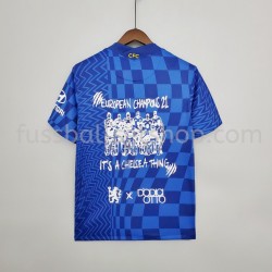 Günstige Fußball Trikotsatz Chelsea Graffiti Heimtrikot 2021-2022 Kurzarm