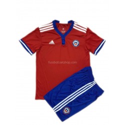 Günstige Fußball Trikotsatz Chile Kinder Heimtrikot 2021 Kurzarm
