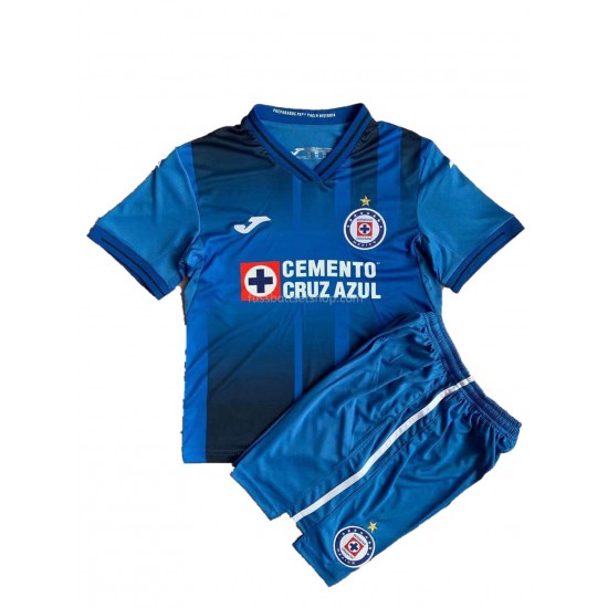 Günstige Fußball Trikotsatz Cruz Azul Kinder Heimtrikot 2021-2022 Kurzarm