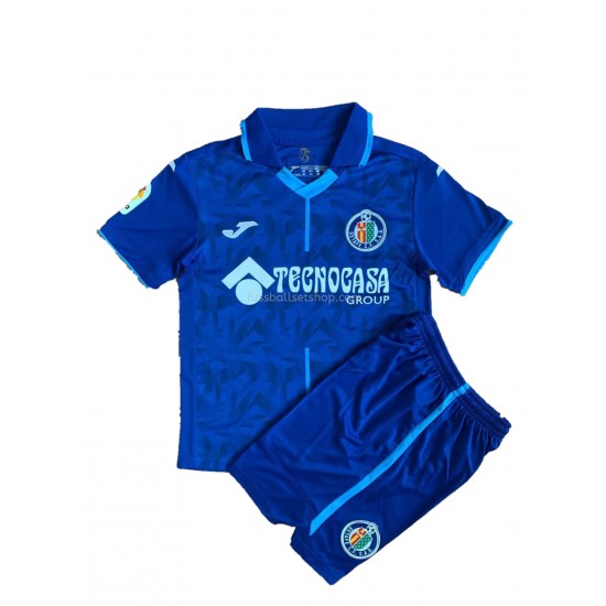 Günstige Fußball Trikotsatz Getafe CF Kinder Heimtrikot 2021-2022 Kurzarm