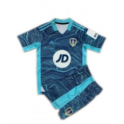 Günstige Fußball Trikotsatz Leeds United Torwart Kinder Heimtrikot 2021-2022 Kurzarm