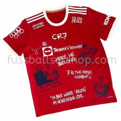 Günstige Fußball Trikotsatz Manchester United Graffiti Heimtrikot 2021-2022 Kurzarm