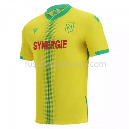 Günstige Fußball Trikotsatz Nantes Heimtrikot 2021-2022 Kurzarm