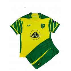 Günstige Fußball Trikotsatz Norwich City Kinder Heimtrikot 2021-2022 Kurzarm