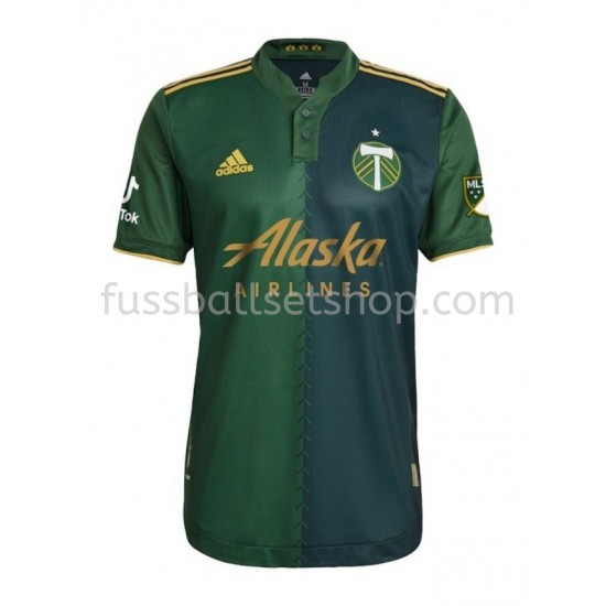 Günstige Fußball Trikotsatz Portland Timbers Heimtrikot 2022 Kurzarm