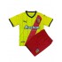 Günstige Fußball Trikotsatz RC Lens Kinder Heimtrikot 2021-2022 Kurzarm