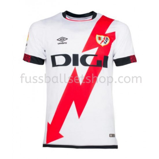 Günstige Fußball Trikotsatz Rayo Vallecano Heimtrikot 2021-2022 Kurzarm