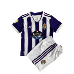 Günstige Fußball Trikotsatz Real Valladolid Kinder Heimtrikot 2021-2022 Kurzarm