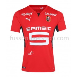 Günstige Fußball Trikotsatz Stade Rennes Heimtrikot 2021-2022 Kurzarm