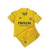 Günstige Fußball Trikotsatz Villarreal CF Kinder Heimtrikot 2021-2022 Kurzarm