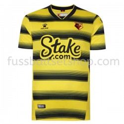 Günstige Fußball Trikotsatz Watford Heimtrikot 2021-2022 Kurzarm