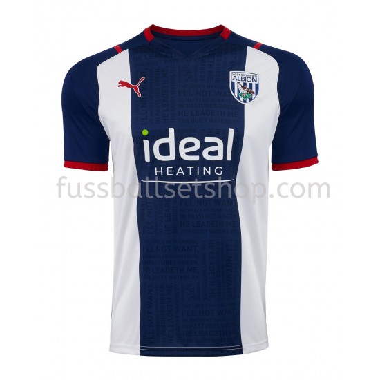 Günstige Fußball Trikotsatz West Bromwich Albion Heimtrikot 2021-2022 Kurzarm