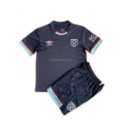 Günstige Fußball Trikotsatz West Ham United Kinder Ausweichtrikot 2021-2022 Kurzarm