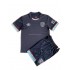 Günstige Fußball Trikotsatz West Ham United Kinder Ausweichtrikot 2021-2022 Kurzarm
