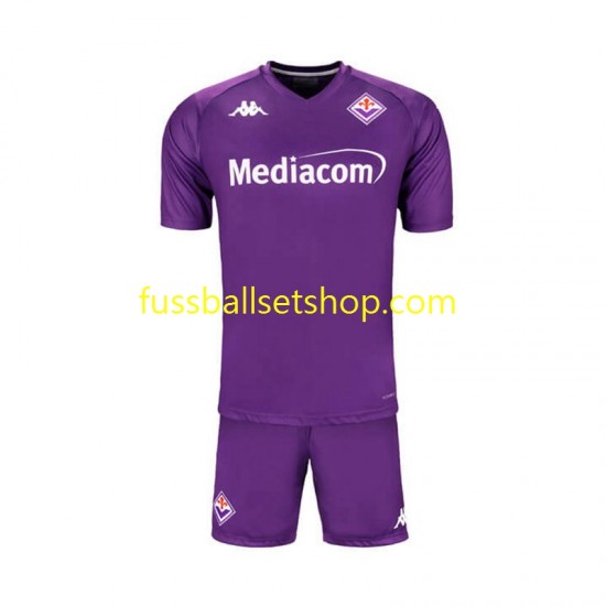 Günstige Fußball Trikotsatz AC Florenz Kinder Heimtrikot 2024-2025 Kurzarm