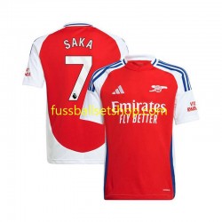 Günstige Fußball Trikotsatz Arsenal Bukayo Saka 7 Herren Heimtrikot 2024-2025 Kurzarm