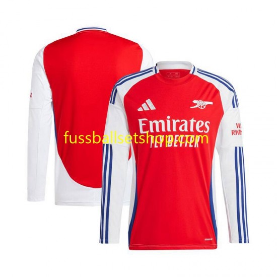 Günstige Fußball Trikotsatz Arsenal Herren Heimtrikot 2024-2025 Langarm