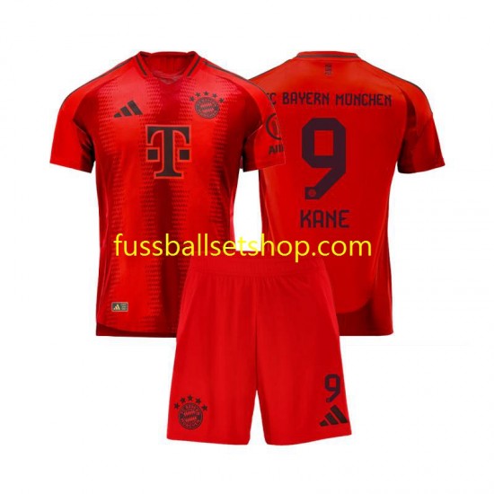Günstige Fußball Trikotsatz FC Bayern München Harry Kane 9 Kinder Heimtrikot 2024-2025 Kurzarm
