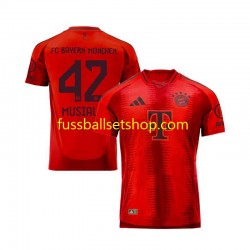 Günstige Fußball Trikotsatz FC Bayern München Jamal Musiala 42 Herren Heimtrikot 2024-2025 Kurzarm
