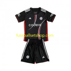 Günstige Fußball Trikotsatz River Plate Kinder Ausweichtrikot 2024-2025 Kurzarm