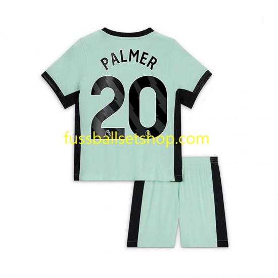 Günstige Fußball Trikotsatz Chelsea Cole Palmer 20 Kinder Ausweichtrikot 2023-2024 Kurzarm