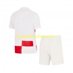 Günstige Fußball Trikotsatz Kroatien Kinder Heimtrikot Euro 2024 Kurzarm