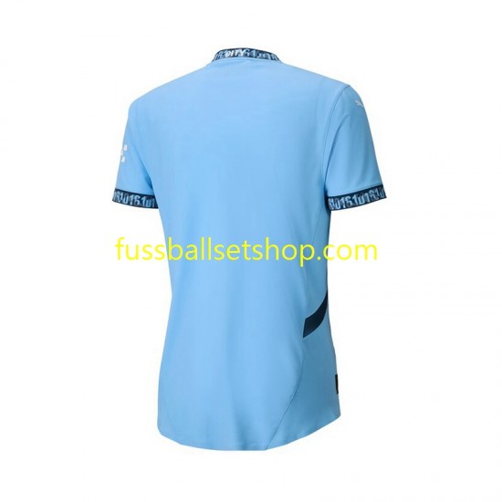 Günstige Fußball Trikotsatz Manchester City Herren Heimtrikot 2024-2025 Kurzarm