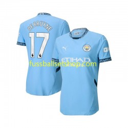 Günstige Fußball Trikotsatz Manchester City Kevin De Bruyne 17 Herren Heimtrikot 2024-2025 Kurzarm