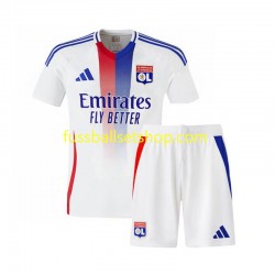 Günstige Fußball Trikotsatz Olympique Lyon Kinder Heimtrikot 2024-2025 Kurzarm