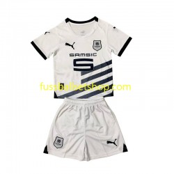 Günstige Fußball Trikotsatz Stade Rennes Kinder Auswärtstrikot 2023-2024 Kurzarm