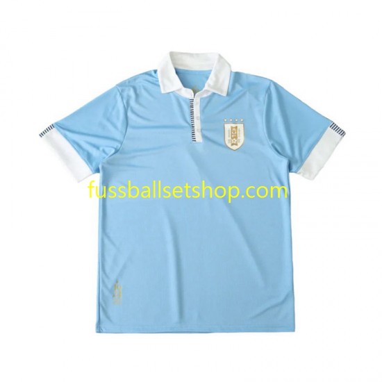 Günstige Fußball Trikotsatz Uruguay 100th Anniversary Herren Heimtrikot 2024 Kurzarm