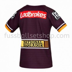 Günstige Fußball Trikotsatz Brisbane Broncos Rugby Heimtrikot 2021 Kurzarm