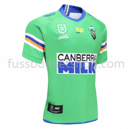 Günstige Fußball Trikotsatz Canberra Raiders Rugby Heimtrikot 2021 Kurzarm