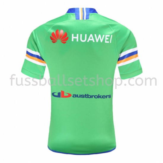 Günstige Fußball Trikotsatz Canberra Raiders Rugby Heimtrikot 2021 Kurzarm