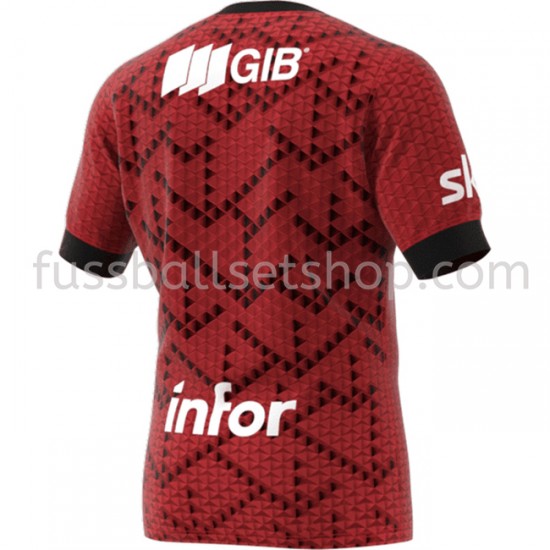 Günstige Fußball Trikotsatz Crusaders Rugby Auswärtstrikot 2020 Kurzarm
