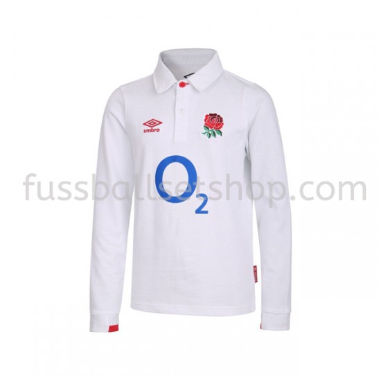 Günstige Fußball Trikotsatz England Rugby Classic Heimtrikot 2020-2021 Langarm