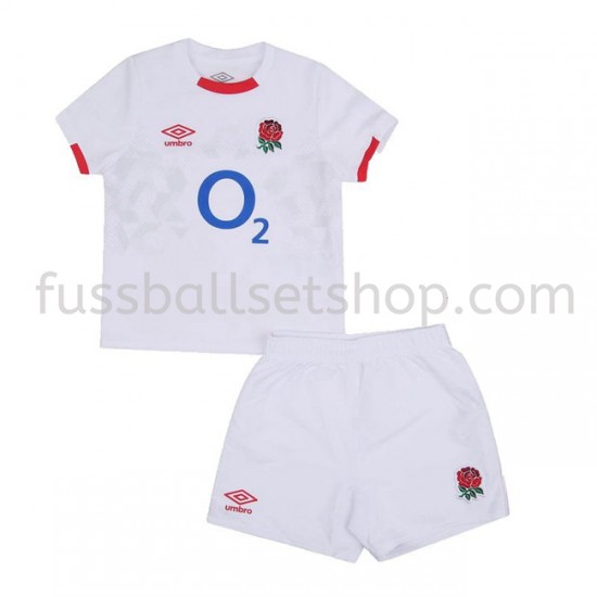 Günstige Fußball Trikotsatz England Rugby Kinder Heimtrikot 2020-2021 Kurzarm