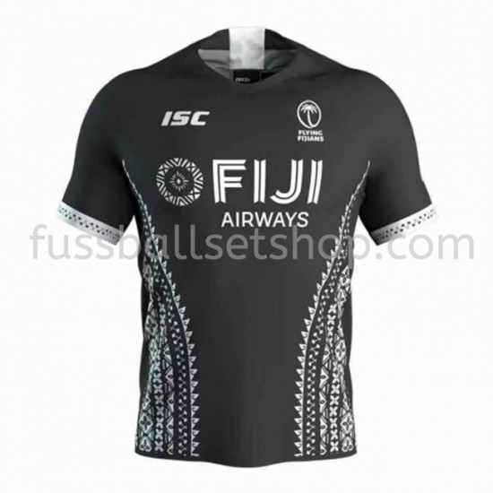 Günstige Fußball Trikotsatz Fidschi Rugby Auswärtstrikot 2020 Kurzarm