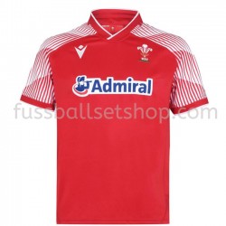 Günstige Fußball Trikotsatz Wales Rugby 7S Heimtrikot 2020-2021 Kurzarm
