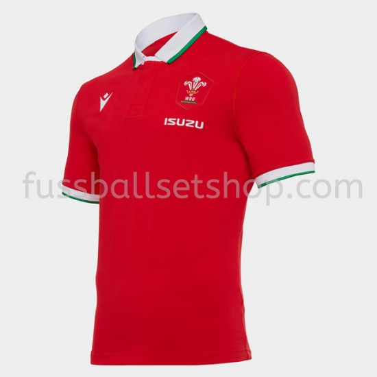 Günstige Fußball Trikotsatz Wales Rugby Classic Heimtrikot 2020-2021 Kurzarm