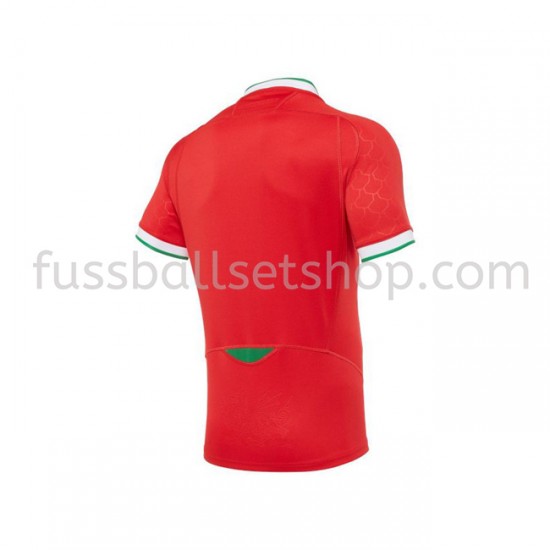Günstige Fußball Trikotsatz Wales Rugby Heimtrikot 2020-2021 Kurzarm