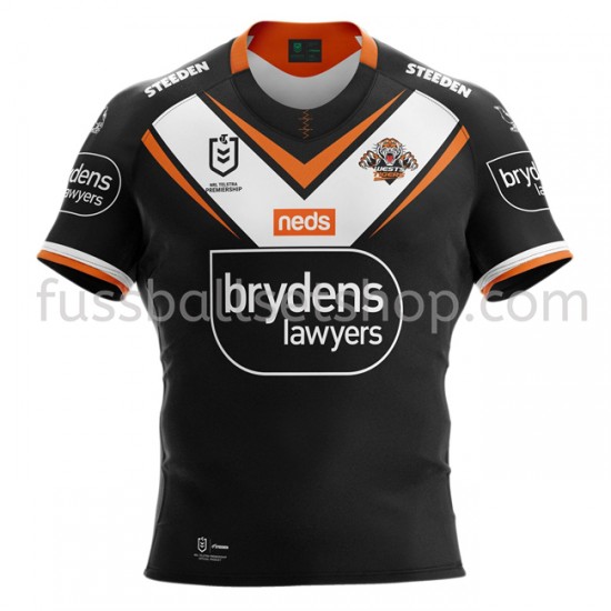 Günstige Fußball Trikotsatz West Tigers Rugby Heimtrikot 2021 Kurzarm