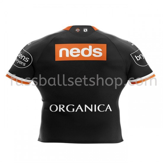 Günstige Fußball Trikotsatz West Tigers Rugby Heimtrikot 2021 Kurzarm